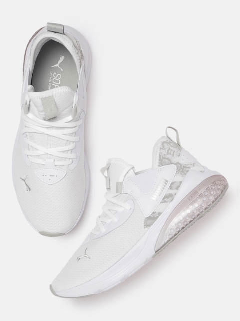 

Puma Women White & Grey Cell Vive Animal Running Shoes