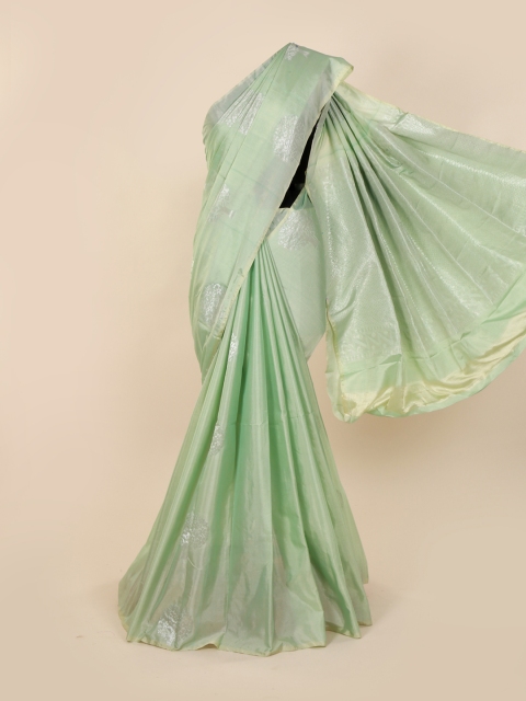 

Pothys Green Silk Cotton Woven Design Kanjeevaram Saree