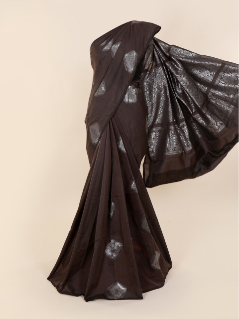 

Pothys Coffee Brown Silk Cotton Woven Design Kanjeevaram Saree