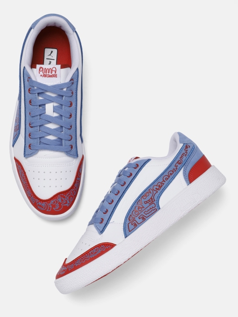 

Puma Unisex White Ralph Sampson Mr Doodle Sneakers