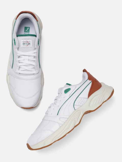 

PUMA x PUMA Unisex White RS-Connect Leather Sneakers