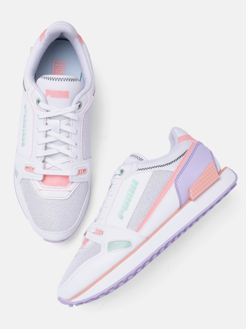 

Puma Women White Mile Rider Pastel Mix Training Shoes