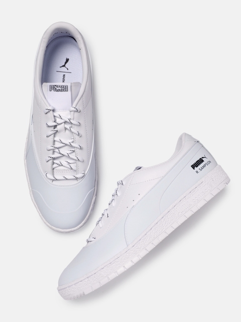 

PUMA x MAISON KITSUNE Unisex White Leather Ralph Sampson 70 Sneakers