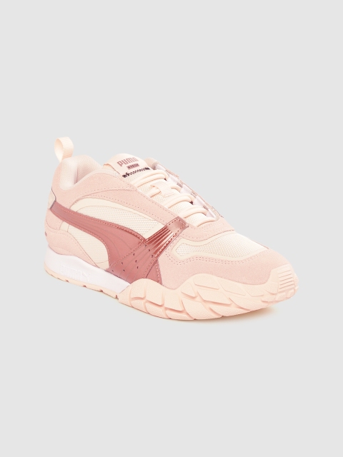 

Puma Women Pink & Beige Woven Design Kyron Neutrals Sneakers