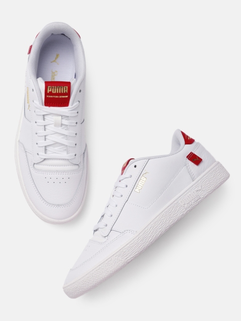 

Puma Unisex White Ralph Sampson Leather Sneakers