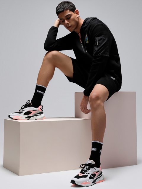 

Puma Unisex Black Colourblocked RS-Fast Sneakers