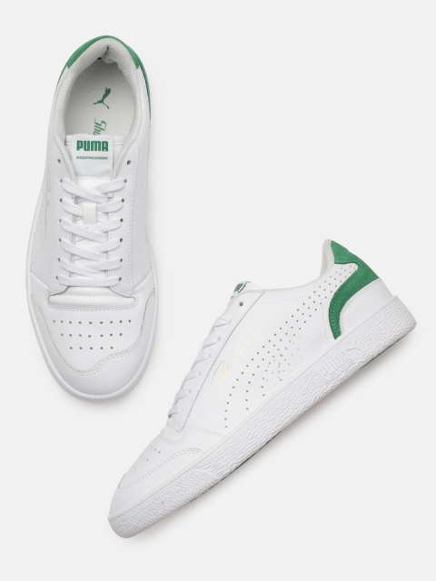 

Puma Unisex White Ralph Sampson Lo Perf Leather Sneakers