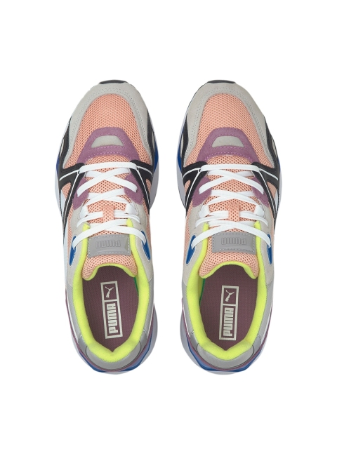 

Puma Unisex Peach-Coloured & Lavender Colourblocked Mirage Mox Vision Sneakers