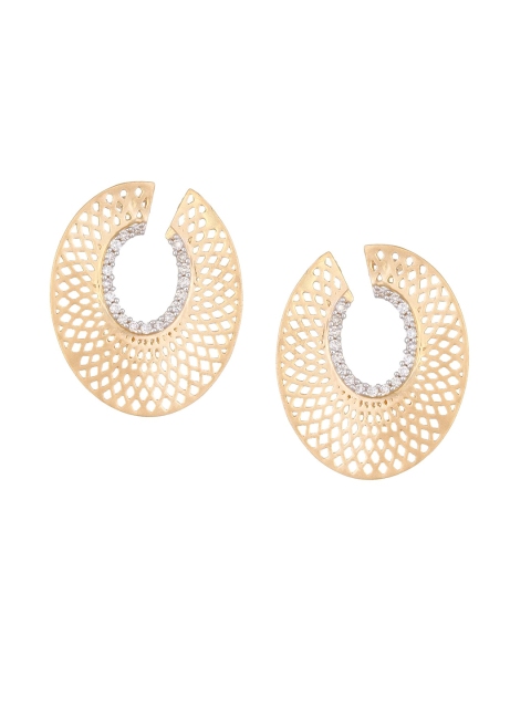 

Mia by Tanishq 14-Karat Gold Precious Earrings with Diamonds