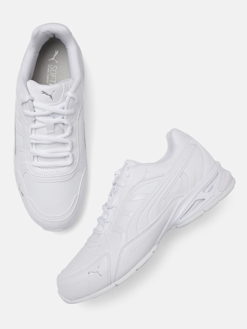 

Puma Unisex White Solid Respin SL Sneakers