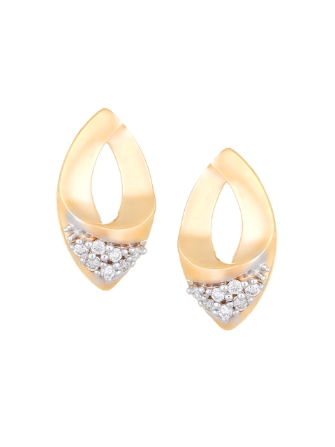 

Mia by Tanishq 14-Karat Gold Precious Earrings with Diamonds