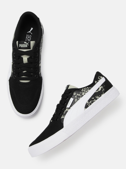 

Puma Unisex Printed C-Skate Vulc Camouflage Skate Shoes, Black