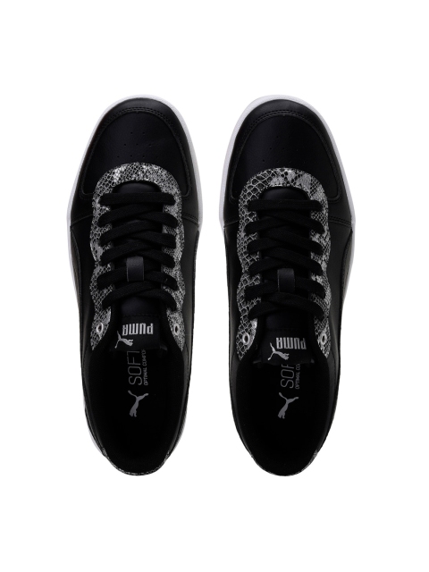 

Puma Women Black & Grey Printed Skye Untamed Sneakers