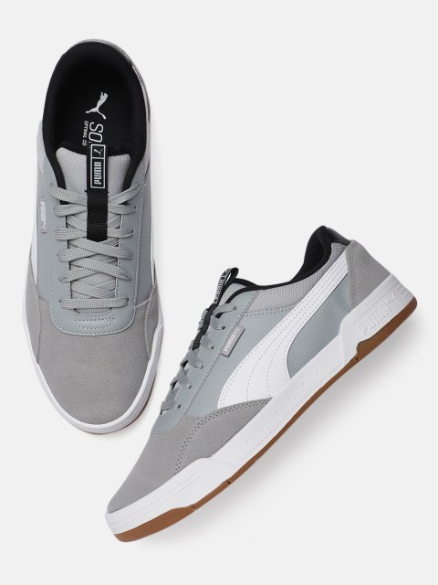 

Puma Unisex Grey Solid C-Skate Sneakers
