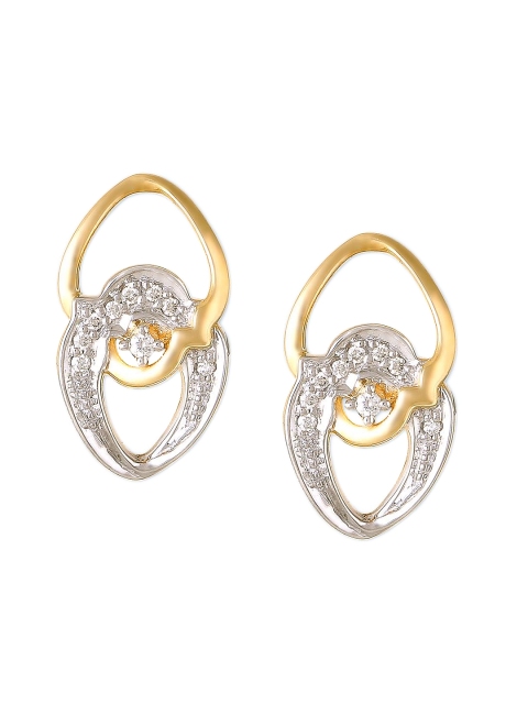 

Mia by Tanishq 14-Karat Gold Precious Earrings with Diamonds