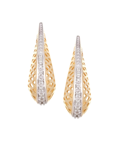 

Mia by Tanishq 14-Karat Gold Precious Earrings with Diamonds