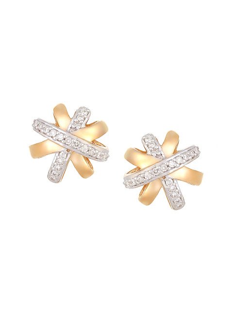 

Mia by Tanishq 14-Karat Gold Precious Earrings with Diamonds