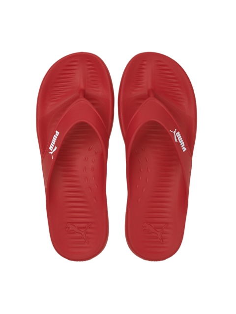 

Puma Unisex Red Aqua Thong Flip-Flops