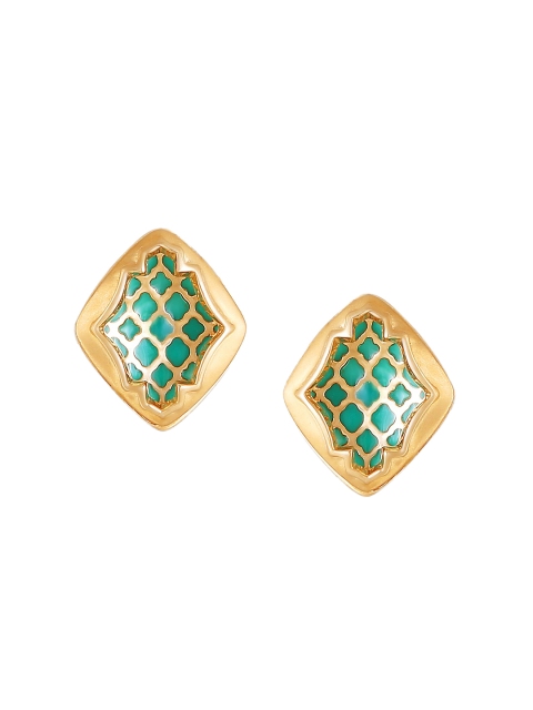 

Mia by Tanishq 14KT Yellow Gold Precious Stud Earrings