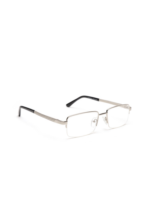 

COOLWINKS Unisex Silver-Toned Solid Half Rim Rectangle Frames COOLWINK113925