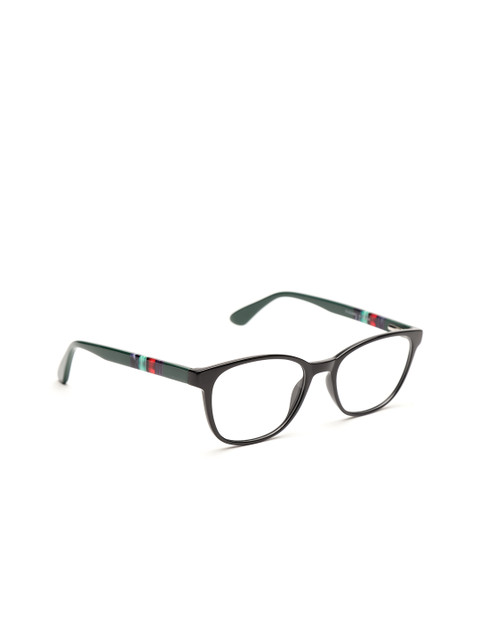 

COOLWINKS Unisex Black & Green Solid Full Rim Square Frames COOLWINK113472