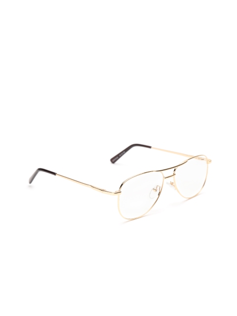 

COOLWINKS Unisex Gold-Toned Solid Full Rim Aviator Frames COOLWINK114016
