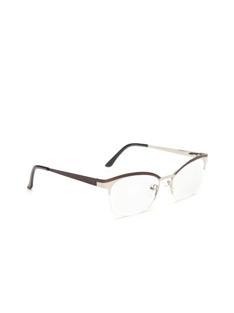 

COOLWINKS Unisex Brown Solid Half Rim Rectangle Frames COOLWINK114390