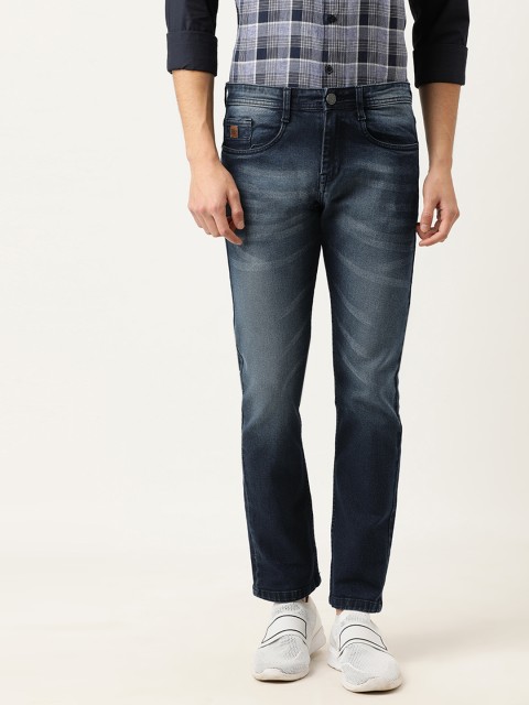 

Campus Sutra Men Blue Slim Fit Mid-Rise Clean Look Stretchable Jeans