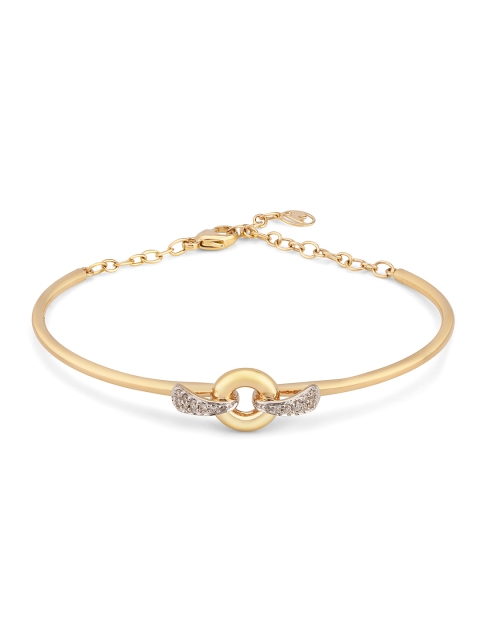 

Mia by Tanishq 14-Karat Yellow Gold Precious Bracelet with Diamonds