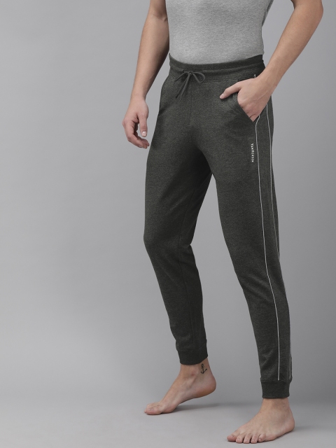 

Van Heusen Men Grey Solid Cotton Lounge Joggers