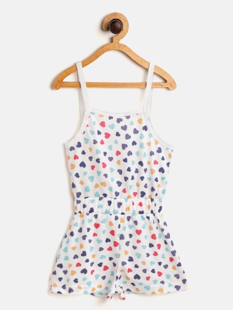 

GAME BEGINS Girls Assorted Printed Pure Cotton Playsuit