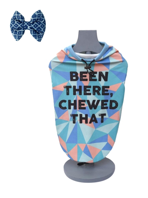 

Heads Up For Tails Blue T-shirt & Bow Tie For Dogs
