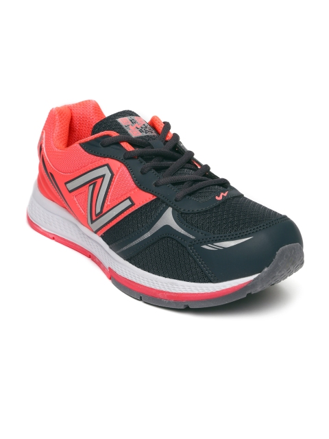 

Campus Men Grey & Coral Pink Aviator Running Shoes