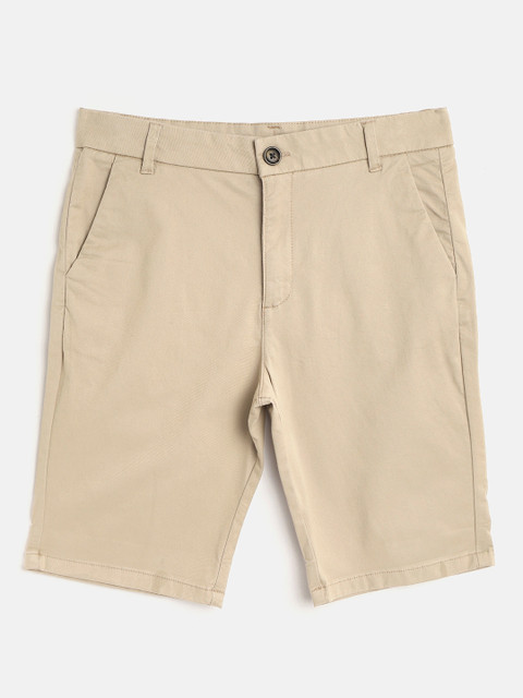 

Marks & Spencer Boys Khaki Solid Sustainable Regular Fit Shorts