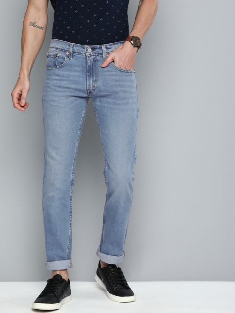 

Levis Men Blue 65504 Skinny Fit Mid-Rise Clean Look Stretchable Waterless Jeans