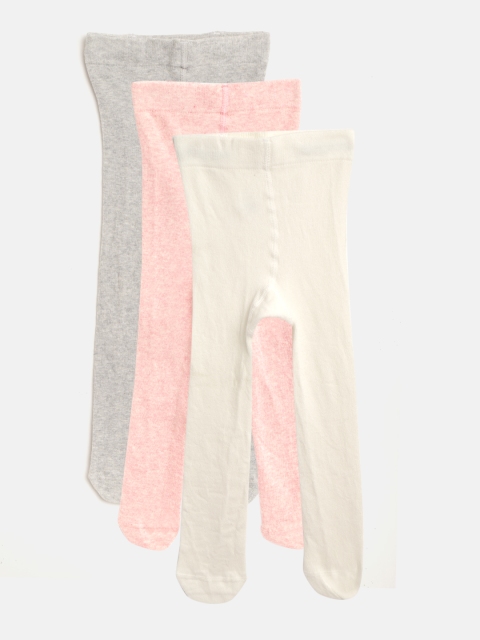 

Marks & Spencer Girls Pack of 3 Solid Stockings, White