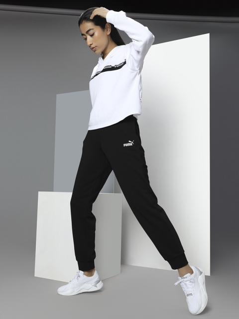 

Puma Women Black Solid Regular Fit Amplified Pants TR Joggers