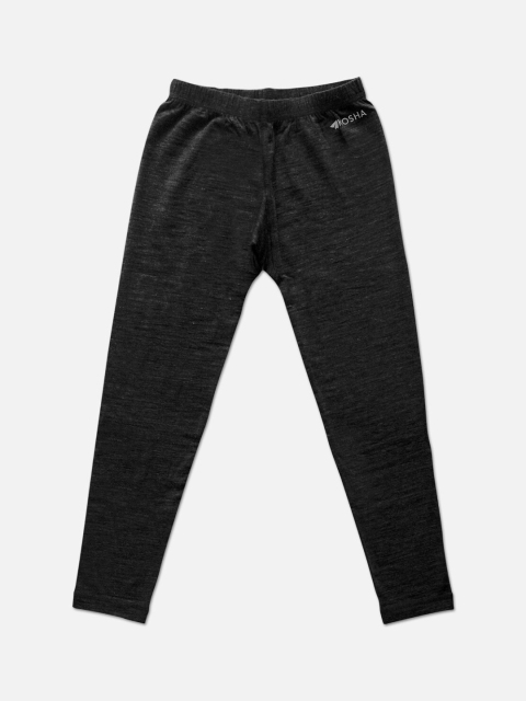 

Kosha Girls Charcoal Grey Solid Merino Wool & Bamboo Thermal Leggings