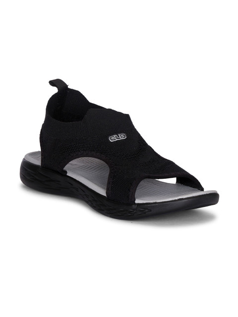 

Columbus Men Black Solid Sports Sandals