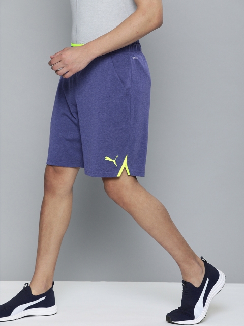 

Puma Men Blue Solid dryCELL TRAIN drirelease 8" Running & Training Shorts