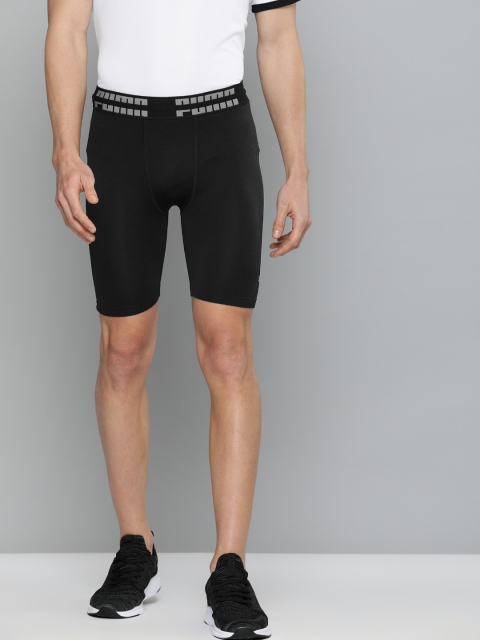 

Puma Men Black Solid Slim Fit DryCell SEAMLESS BODYWEAR TIGHT Sports Shorts