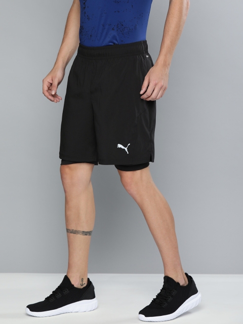 

Puma Men Black Solid Regular Fit dryCELL RUN FAVORITE WOVEN 2IN1 7" Running Shorts