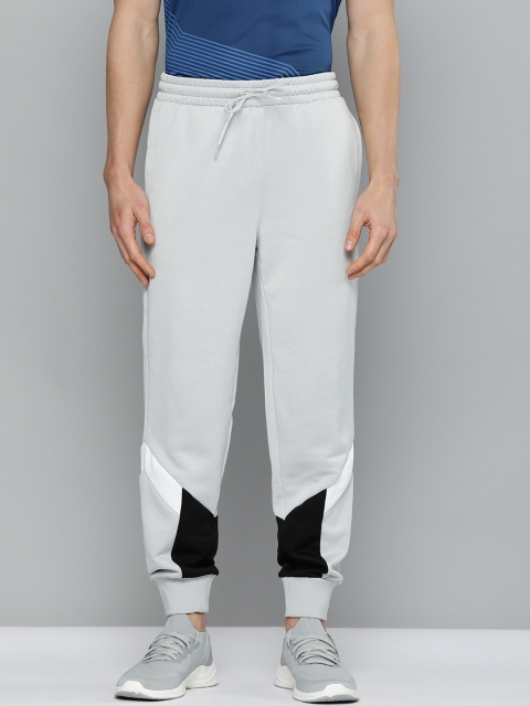 

Puma Grey Solid Slim Fit Iconic MCS Track Pants Joggers
