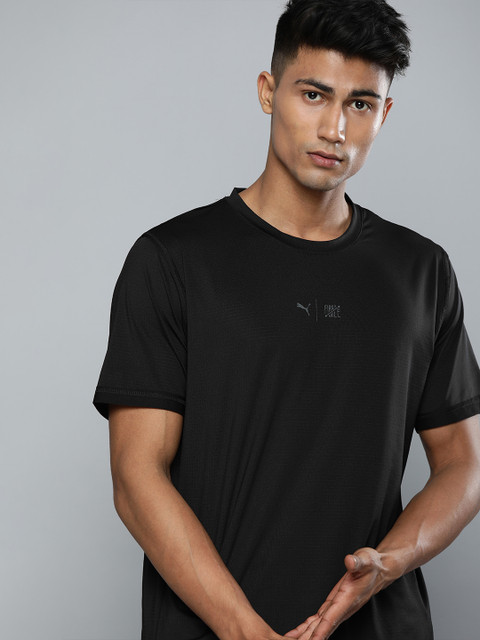 

Puma x FIRST MILE Men Black Solid dryCELL Training T-shirt