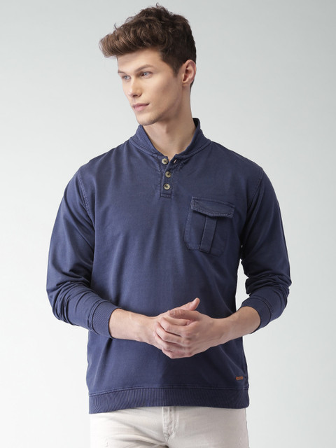 

Mast & Harbour Navy Sweatshirt, Navy blue
