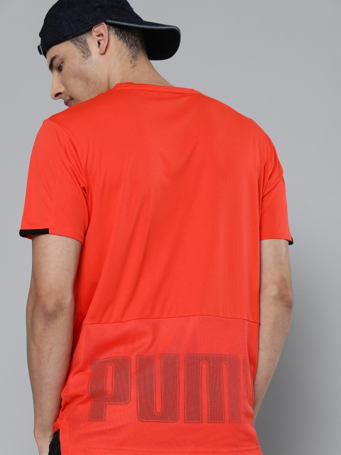 

Puma Men Red & Black Printed T-shirt