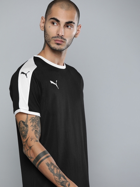 

Puma Men Black Solid dryCELL Football LIGA Jersey