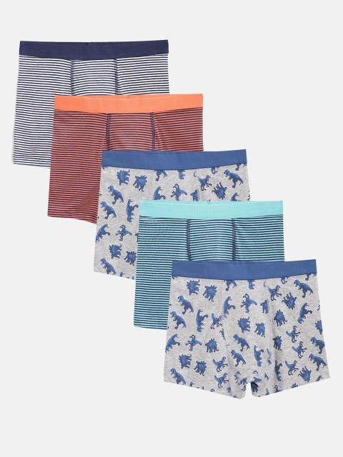 

Marks & Spencer Boys Pack of 5 Trunks, Blue