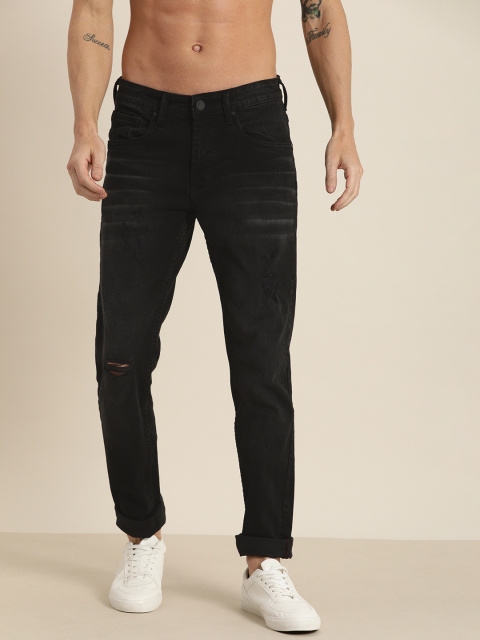 

Moda Rapido Men Black Regular Fit Mid-Rise Mildly Distressed Jeans