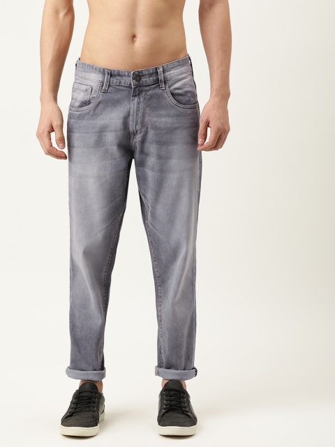 

Moda Rapido Men Grey Slim Tapered Fit Light Fade Stretchable Jeans